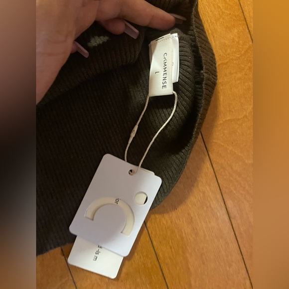 Commense - Brown Ribbed-Knit Sweater - Sz L - Picture 10 of 10